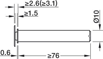 Tlačná záskočka, Blum Tip-On model 956A1004