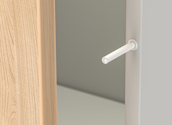 Tlačná záskočka, k zavrtání, ⌀ 10 mm nebo k přišroubování do řady vrtaných otvorů 32/37