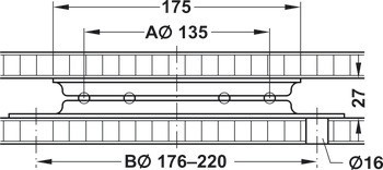 Točna, otočné o 90° vlevo a vpravo