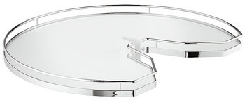 Tříčtvrtinové otočné kování, Kesseböhmer Revo, pro rohové skříňky, 90° dveře