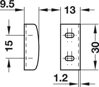 Trojcestné zámky Standard-Nova, Heavylock, s výměnnou vložkou, backset 40 mm