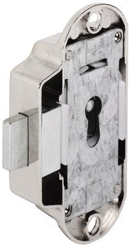 Trojcestný zámek, Häfele Piccolo-Nova, s pružinou, backset 15 mm