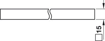 Trubka, pro zkrácení na míru, mosaz