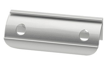 Úchytka se štítkem, hliník, rozměr štítku 80x15 mm, Häfele Déco