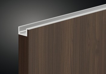 Úchytkový profil, hliník, pro čela bez viditelné úchytky, Häfele Déco