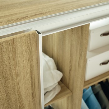 Úchytkový profil, Häfele Slido F-Handle24 A1, hliník, pro dřevěné posuvné dveře