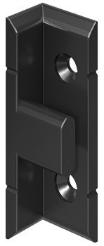 Úhlový díl, Häfele Pacofix DF, vzdálenost panelů 15 mm