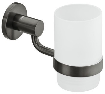 Upnutí skla, S matně saténovým sklem, kulaté