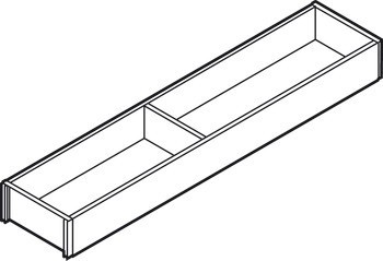 Úzký rám, Blum Legrabox Ambia Line design dřeva