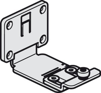 Vedení, k přišroubování na dveře
