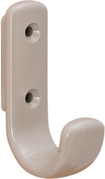 Věšák, polyamid, 24 x 48 x 75 mm (Š x H x V)