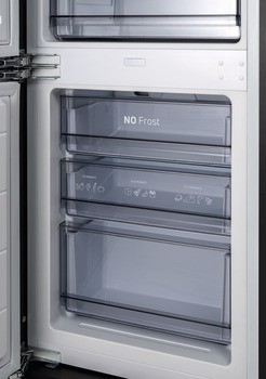Vestavná kombinace lednice s mrazákem, Häfele Assedo RIB57S178dNa, Výška 178 cm, šířka 56 cm, objem lednice: 170 litrů, objem mrazáku: 67 litrů