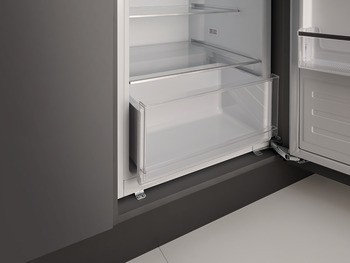 Vestavná lednice, Häfele Assedo RI13S122ea, Výška 122 cm, šířka 54 cm, využitelný objem 197 litrů