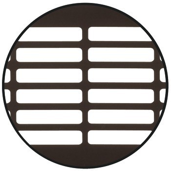 Větrací lišty, hranaté, hliník, s drážkovanými pery, s otvory