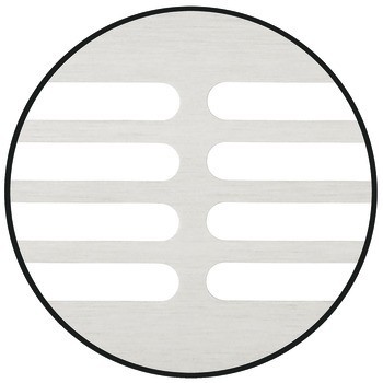 Větrací lišty, hranaté, hliník, s drážkovanými pery, s otvory