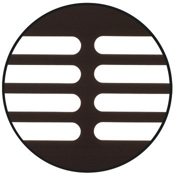 Větrací lišty, hranaté, hliník, s drážkovanými pery, s otvory