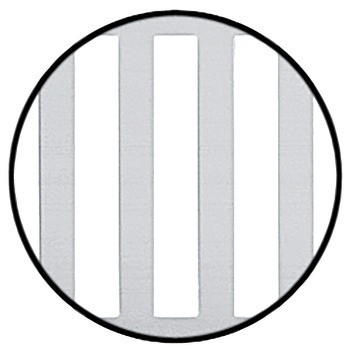 Větrací lišty, hliník s hladkými pery, Startec