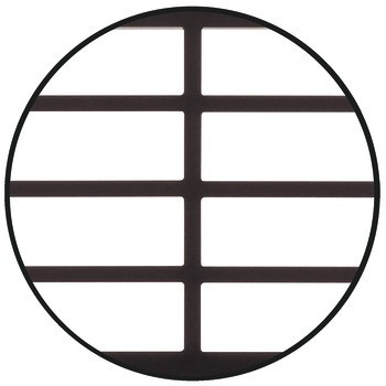 Větrací lišty, Hranaté, hliník, s lamelami směřujícími dozadu