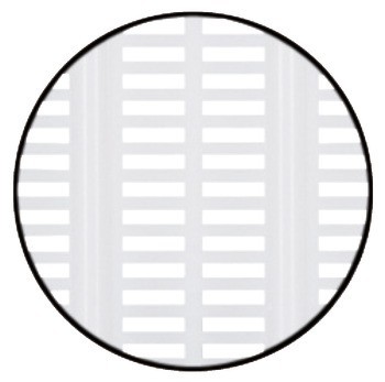 Větrací lišty, Plast, extrémně jemná mřížka