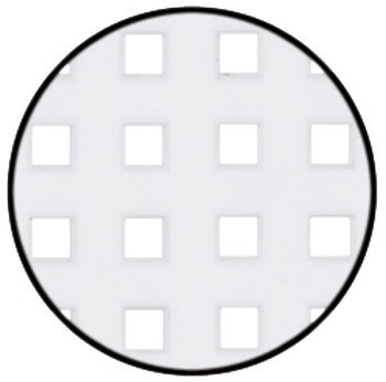 Větrací lišty, plast, s montážními držáky