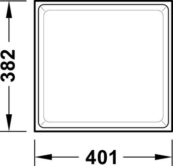 Vložka pro nástroje, Häfele Matrix Pro Medical, pro výšku zásuvky 120 mm
