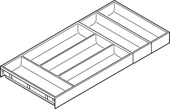 Vložka pro příbory, Blum Ambia Line design oceli