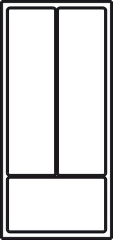 Vložka pro příbory, jmenovitá délka 500 mm, pro zaříznutí na míru