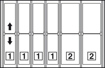 Vložka pro příbory, pro systémy zásuvkových výsuvů s bočnicí Blum Legrabox