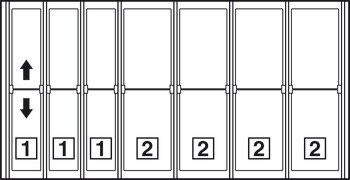 Vložka pro příbory, pro systémy zásuvkových výsuvů s bočnicí Blum Legrabox