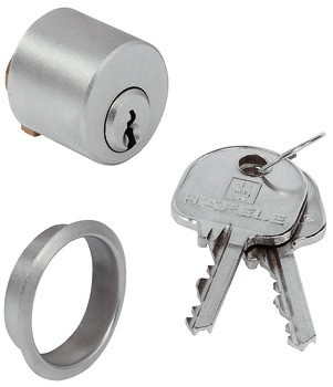 Vložka s pinovými stavítky, individuální systém s hlavním klíčem, průměr 22 mm, pro tělo roletkového zámku Häfele Symo FM Pro