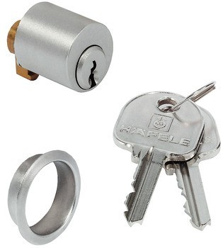 Vložka s pinovými stavítky, standardní profil, individuální, průměr 18 mm, pro tělo roletkového zámku Häfele Symo FM Pro