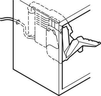 Výklopné kování, Häfele Free flap 1.7 E (elektrické)