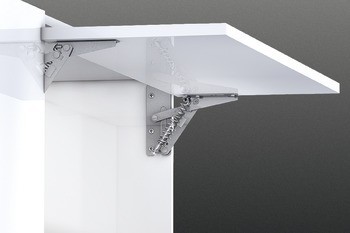 Výklopné kování, pro jednodílné výklopy ze dřeva nebo s širokým hliníkovým rámečkem