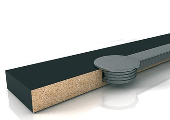 Vyrovnávací kování, Häfele Planofit 110, sada, pro dřevěné dveře