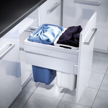 Výsuv na prádlo, koš na prádlo Hailo Laundry Carrier, pro montáž za čelní panely