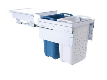 Výsuv na prádlo, koš na prádlo Hailo Laundry Carrier, pro montáž za čelní panely