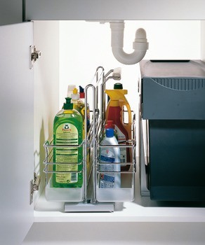 Výsuv pod dřezem, Pro montáž na panel