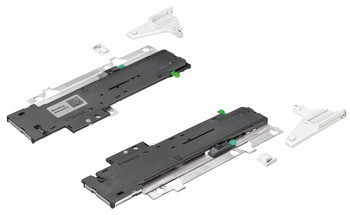Výsuvná jednotka Push-to-Open Soft-Close, pro systém zásuvkových výsuvů s bočnicí Häfele Matrix Box P Plus