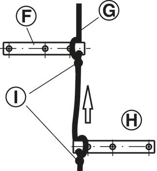 Vyvažovací mechanismus, pro roletky o hmotnosti max. 7/10 kg