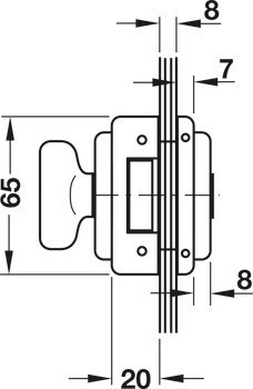 WC zámek, Studio Classic, Dorma Glas