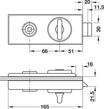 WC zámek, Studio Classic, Dorma Glas