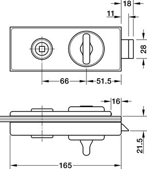 WC zámek, Studio Classic, Dorma Glas
