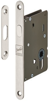 Zadlabací zámek, S kruhovou závorou, koupelna/WC