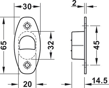 Zadlabací zámek, S kruhovou závorou, koupelna/WC