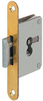Zadlabací zámek, se záskočkou, backset 15-40 mm, čelní plech 80 mm