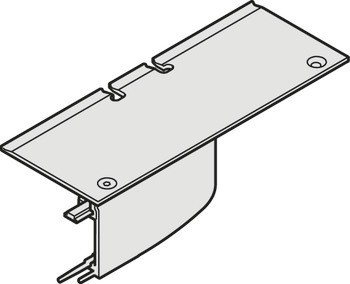 Zahnutá pojezdová kolejnice, pro Hawa Folding Concepta III