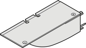 Zahnutá pojezdová kolejnice, pro Hawa Folding Concepta III