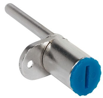 Tělo centrálního otočného zámku, Häfele Symo EC, tělo vložky bez jádra, pro zámkovou vložku, s montážní podložkou na jedné straně