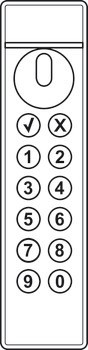 Zámek s PIN kódem, SAFE-O-TRONIC® access, Service+