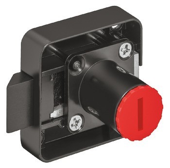 Zámek se střelkou k přišroubování, Häfele Symo EC, backset 25 mm